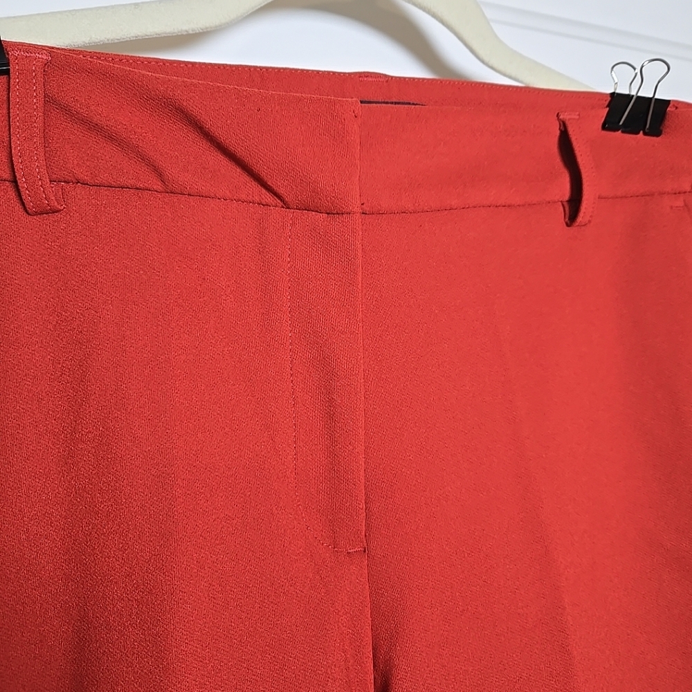 Rachel Zoe Ladies Stretch Dress Pant In Burnt Orange Size 8 - Picture 3 of 11